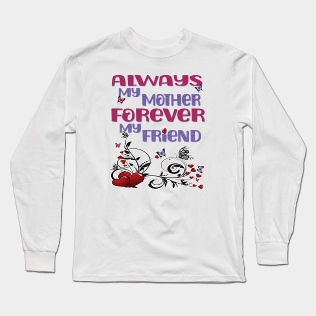 World's Best Mom Ever Gift Mama Gift Mommy for Christmas Birthday Mothers Day Long Sleeve T-Shirt by Envision Styles